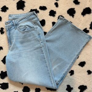 Old Navy Women’s Sky High Wide Leg Jeans size 10 petite